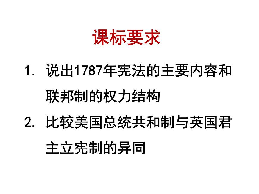 教案—人教版 (新课标)高中历史必修1 3-8《美国联邦政府的建立》课件第3页