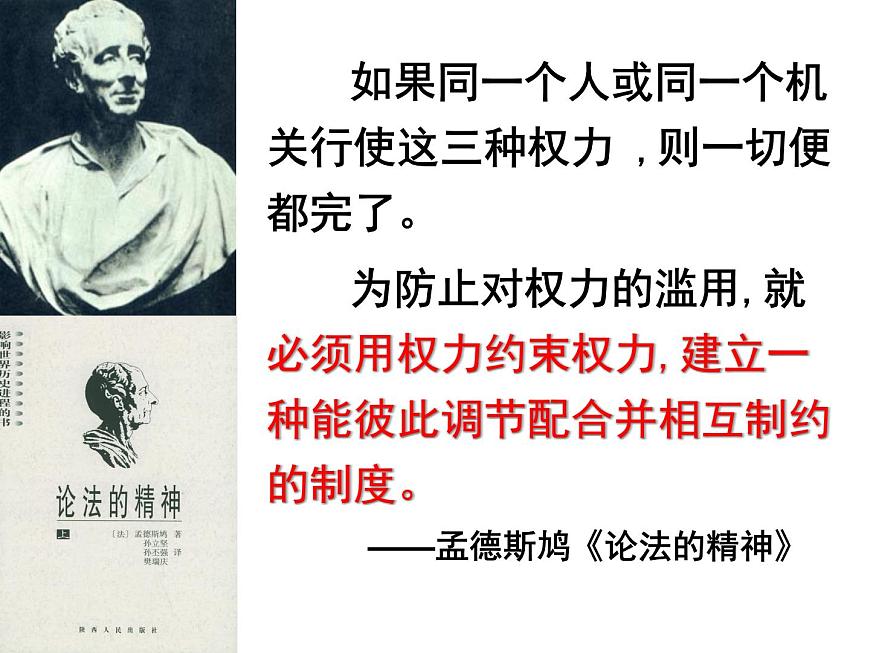 教案—人教版 (新课标)高中历史必修1 3-8《美国联邦政府的建立》课件第6页