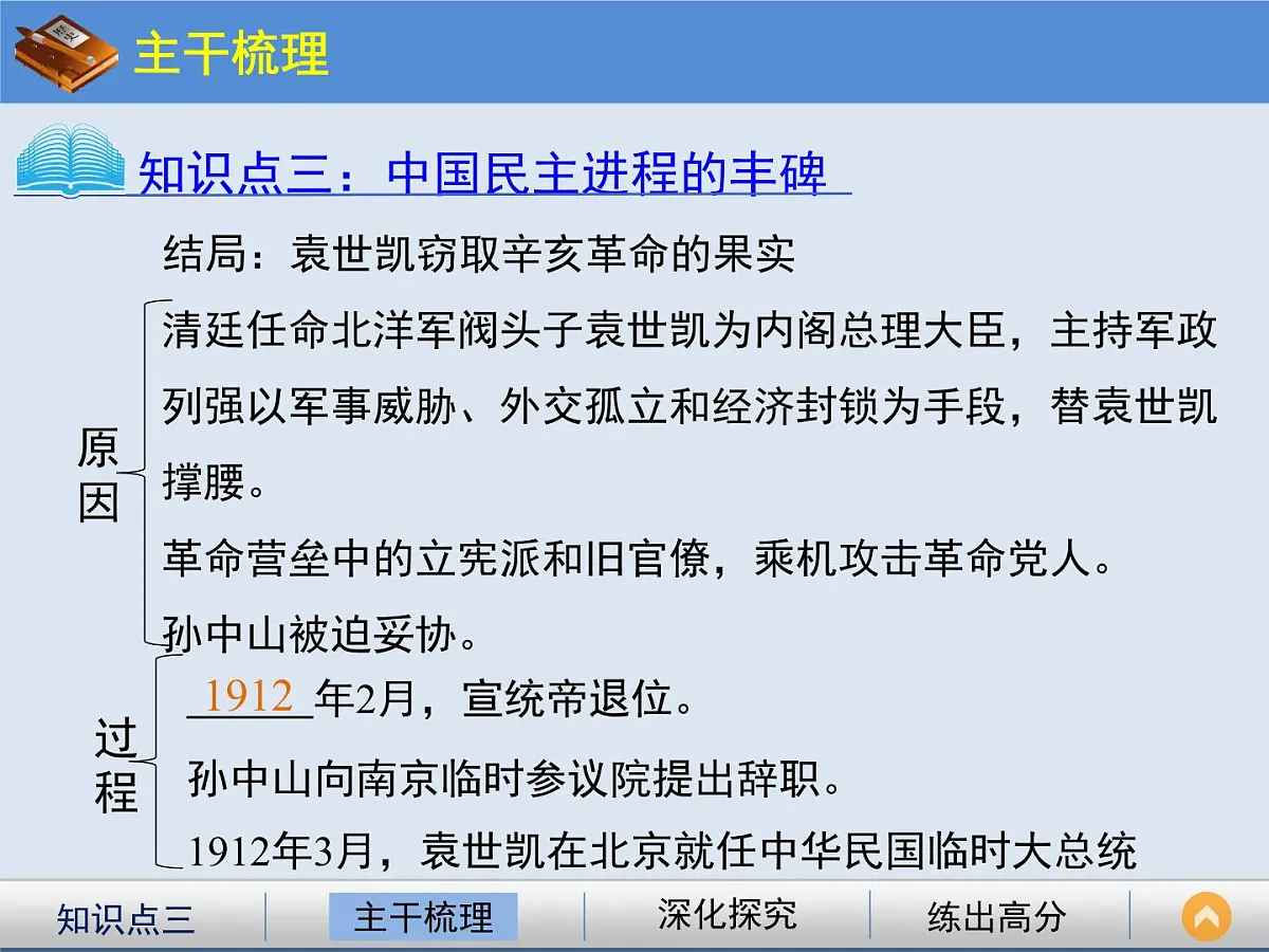人教版 (新课标)高中历史必修1 4-13《辛亥革命》课件第7页