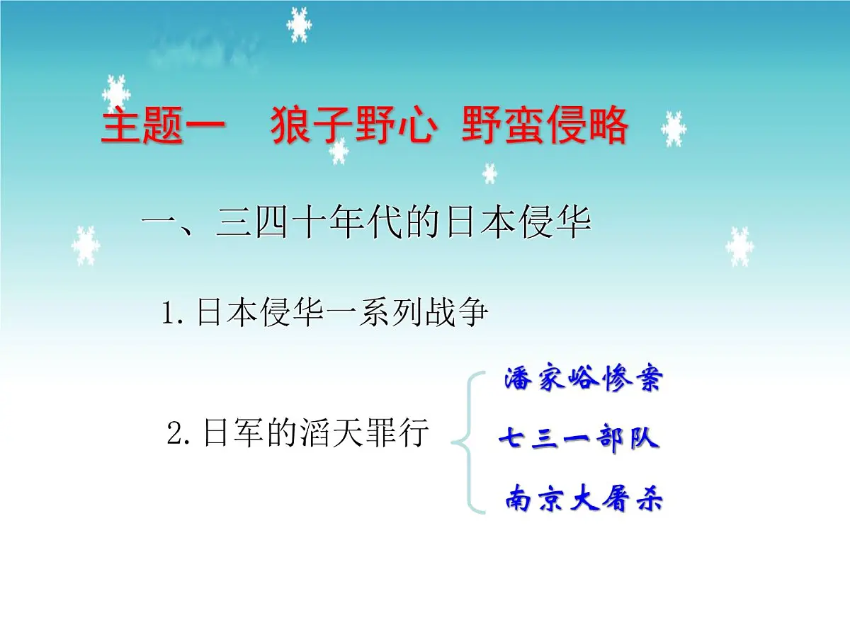 人教版 (新课标)高中历史必修1 4-16《抗日战争》课件第2页