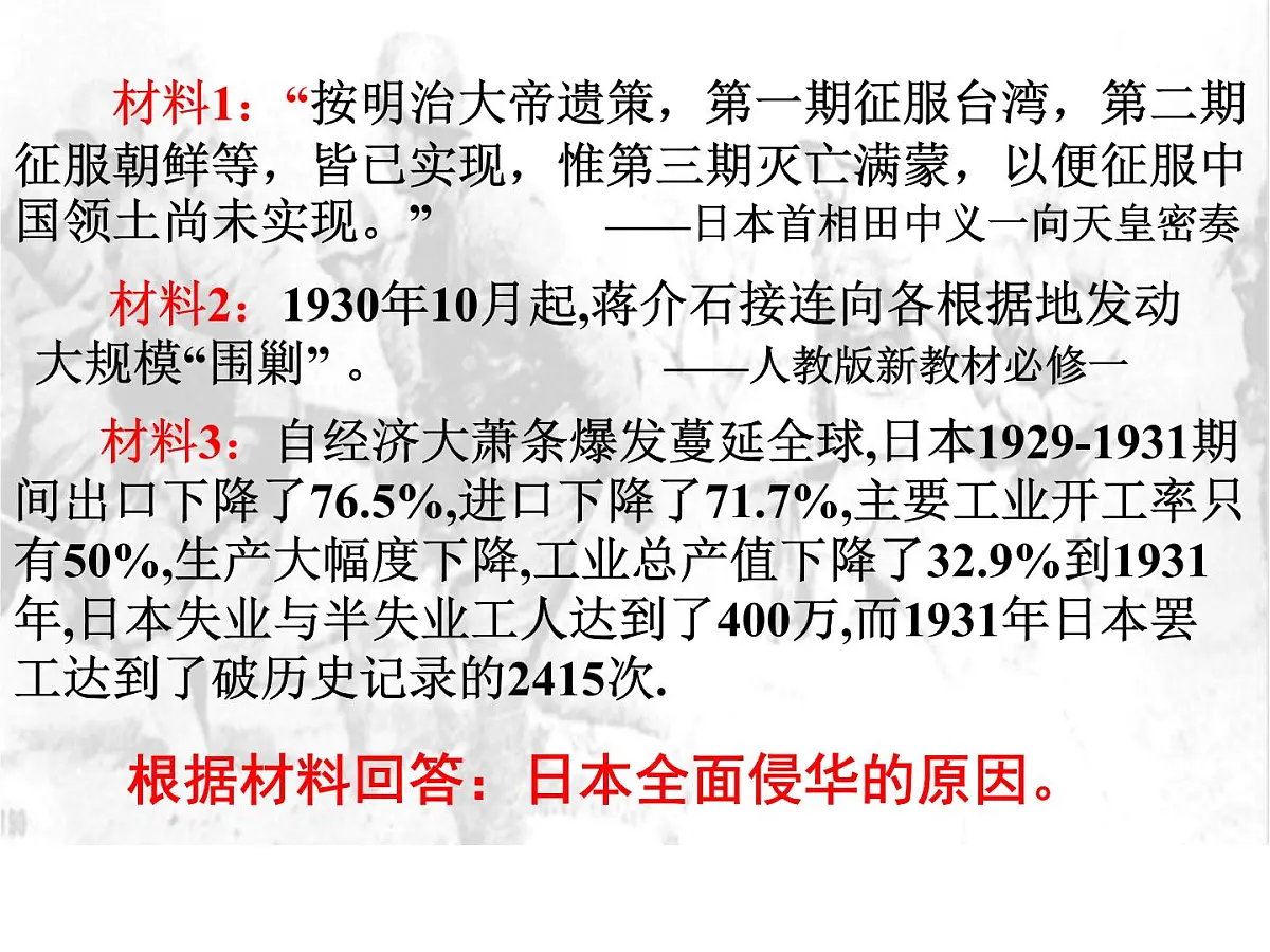 人教版 (新课标)高中历史必修1 4-16《抗日战争》课件第5页