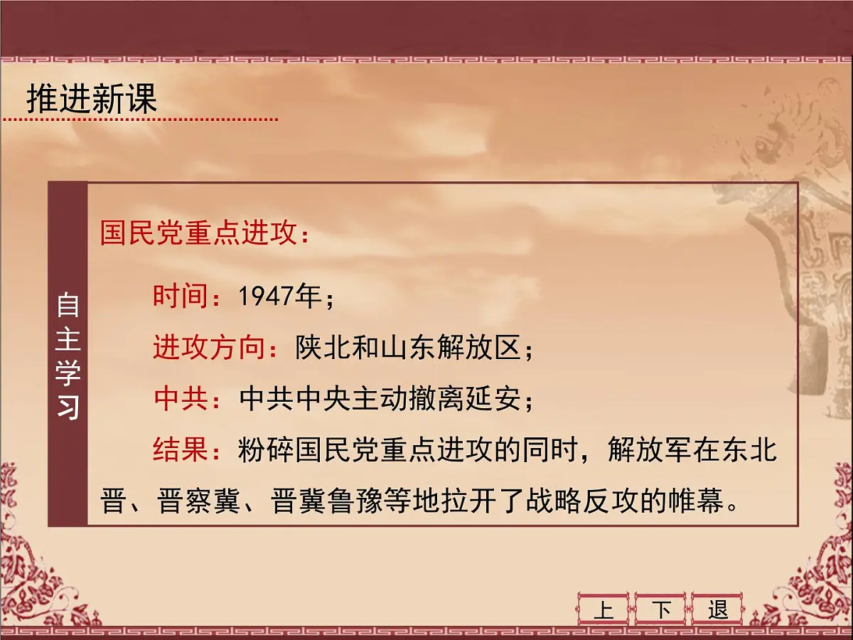 课件—人教版 (新课标)高中历史必修1 4-17《解放战争》第7页