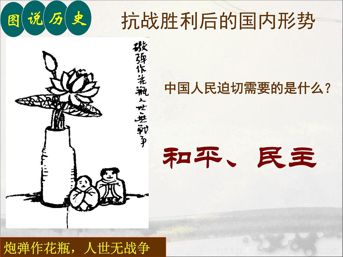 人教版 (新课标)高中历史必修1 4-17《解放战争》课件第5页
