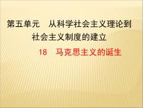 历史必修1 政治史马克思主义的诞生说课课件ppt