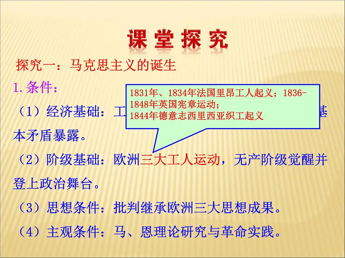 人教版 (新课标)高中历史必修1 5-18《马克思主义的诞生》课件第4页