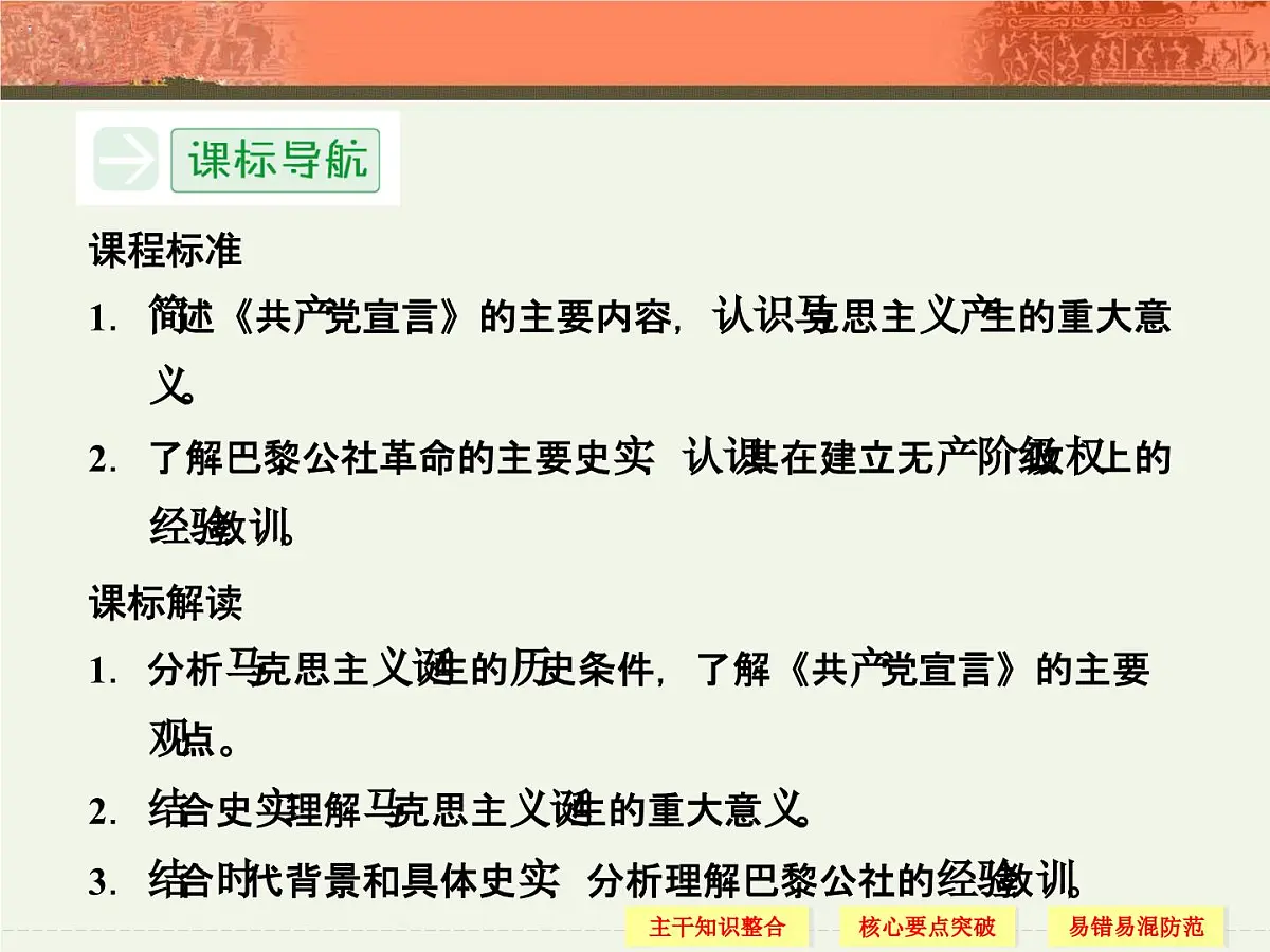 人教版 (新课标)高中历史必修1 5-18《马克思主义的诞生》课件第3页