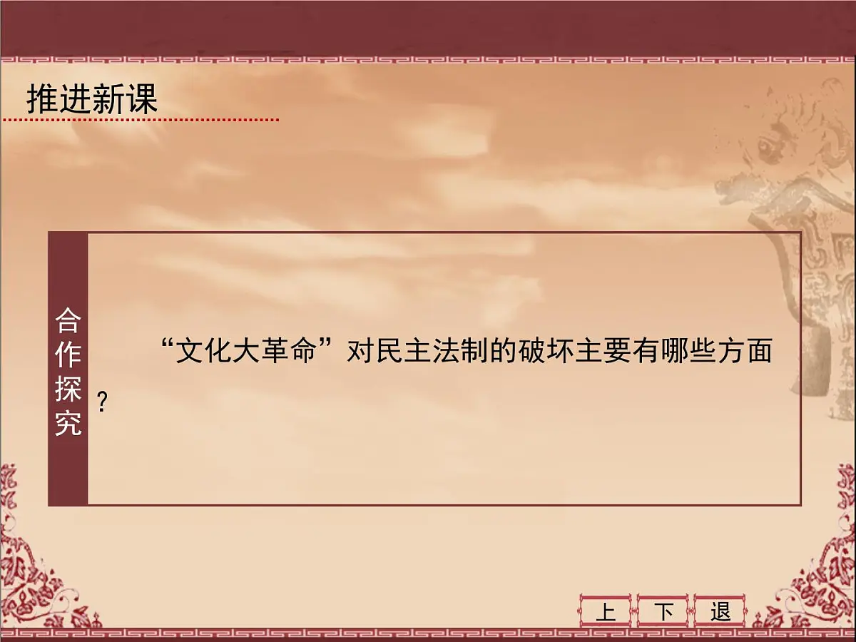 课件—人教版 (新课标)高中历史必修1 6-21《民主政治建设的曲折发展》第6页