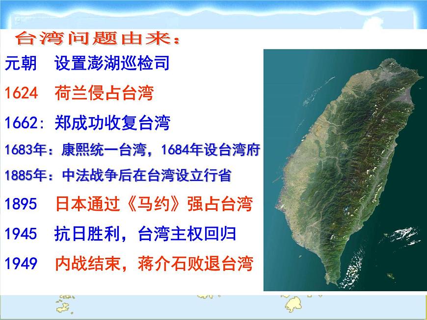 人教版 (新课标)高中历史必修1 6-22《祖国统一大业》课件第6页