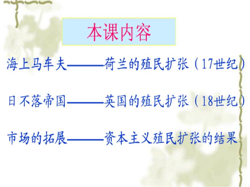 人教版 (新课标)高中历史必修2 2-6《殖民扩张与世界市场的拓展》课件第5页