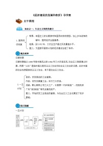 高中历史人教版 (新课标)必修2 经济史经济建设的发展和曲折导学案