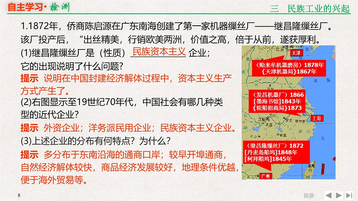 专题串讲课件：人教版 (新课标)高中历史必修2 第三单元近代中国经济结构的变动和资本主义的曲折发展第8页