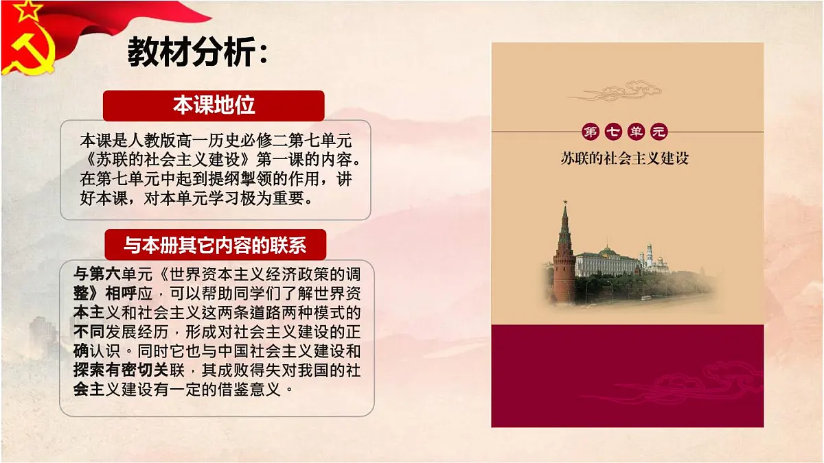 人教版 (新课标)高中历史必修2 7-20《从“战时共产主义”到“斯大林模式”》说课课件第5页