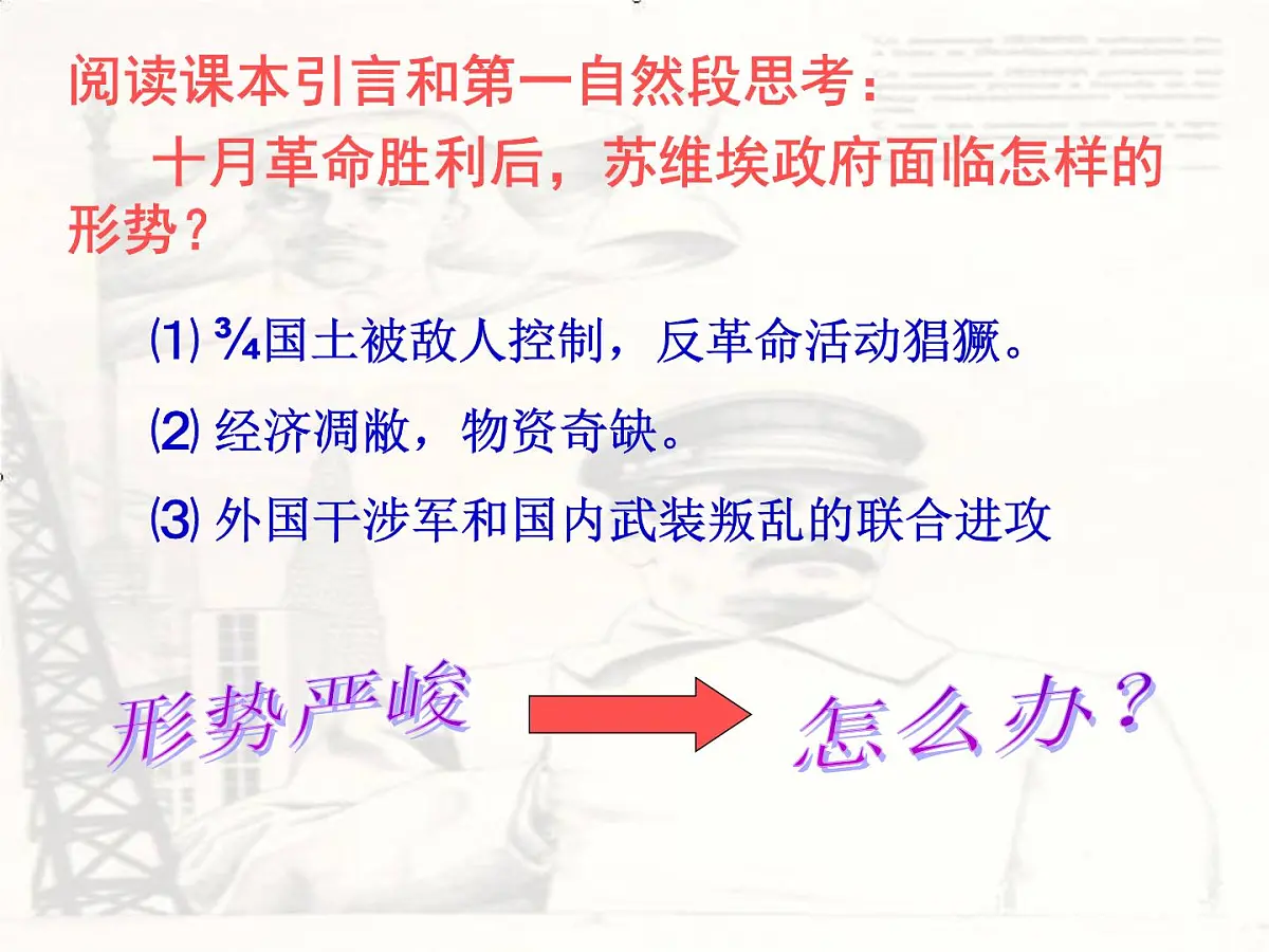 人教版 (新课标)高中历史必修2 7-20《从“战时共产主义”到“斯大林模式”》说课课件第8页