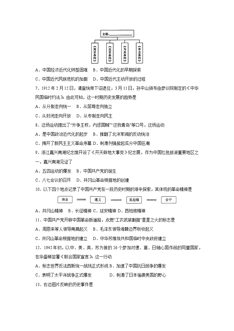 湖南省邵阳市武冈市2024-2025学年高一下学期学业水平合格性考试模拟卷历史试题第2页