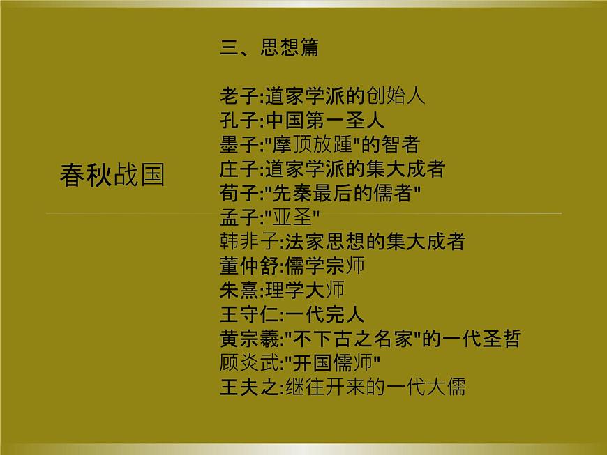 课件—人教版 (新课标)高中历史必修3 1-1《“百家争鸣”和儒家思想的形成》第3页