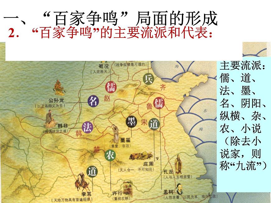 人教版 (新课标)高中历史必修3 1-1《“百家争鸣”和儒家思想的形成》课件第4页