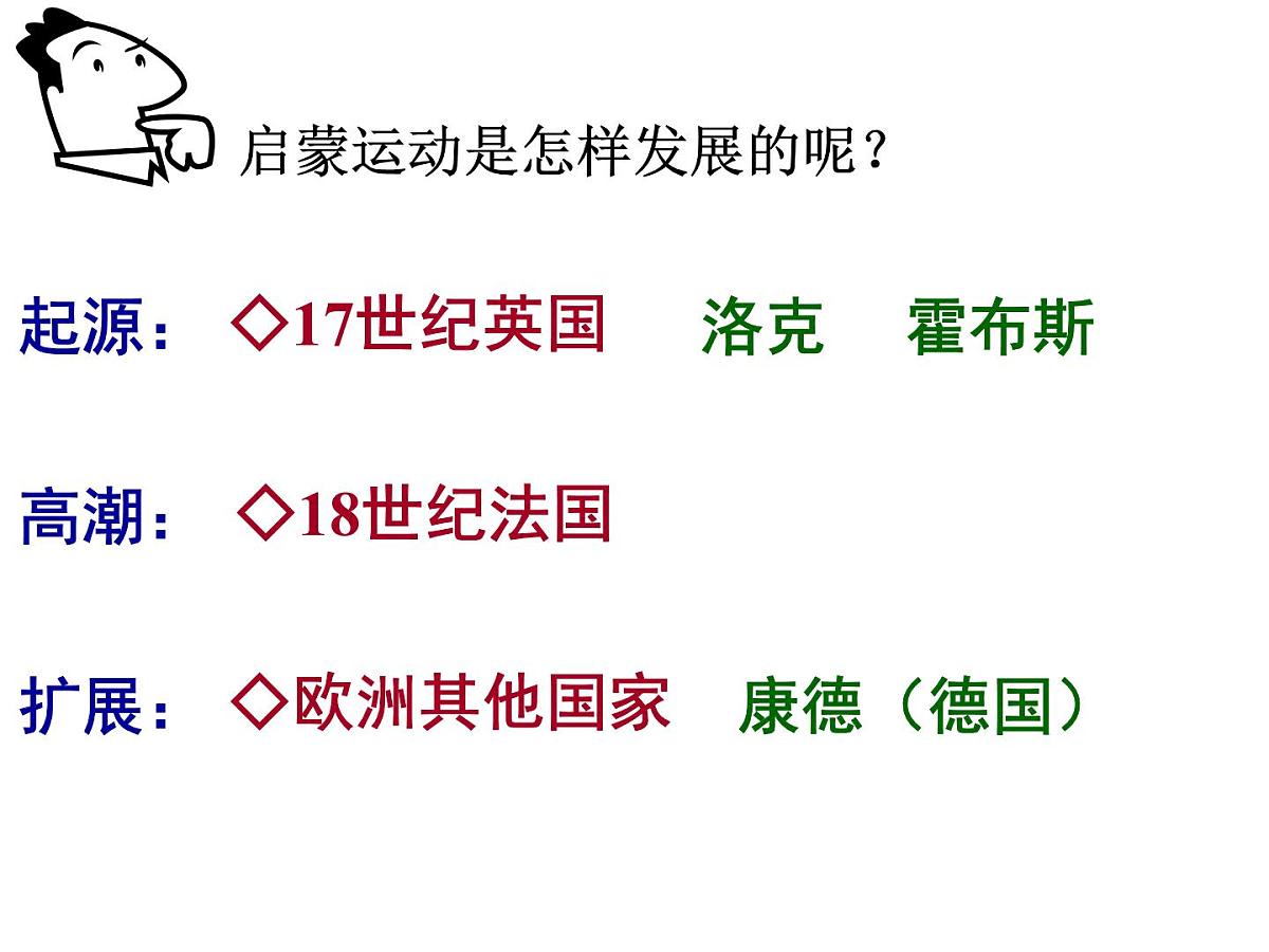 人教版 (新课标)高中历史必修3 2-7《启蒙运动》课件第4页