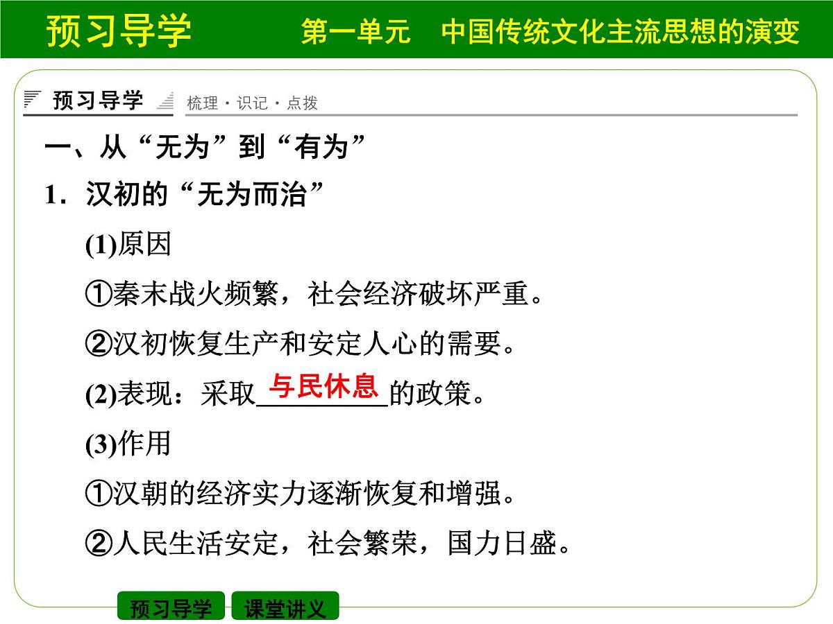 人教版 (新课标)高中历史必修3 1-2《“罢黜百家，独尊儒术”》课件第3页