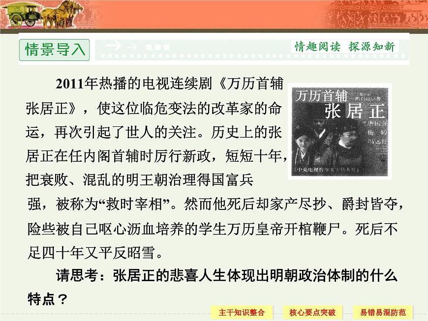 人教版 (新课标)高中历史必修1 1-4《明清君主制度的加强》课件第2页