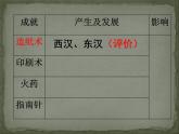人教版 (新课标)高中历史必修3 3-8《古代中国的发明和发现》课件