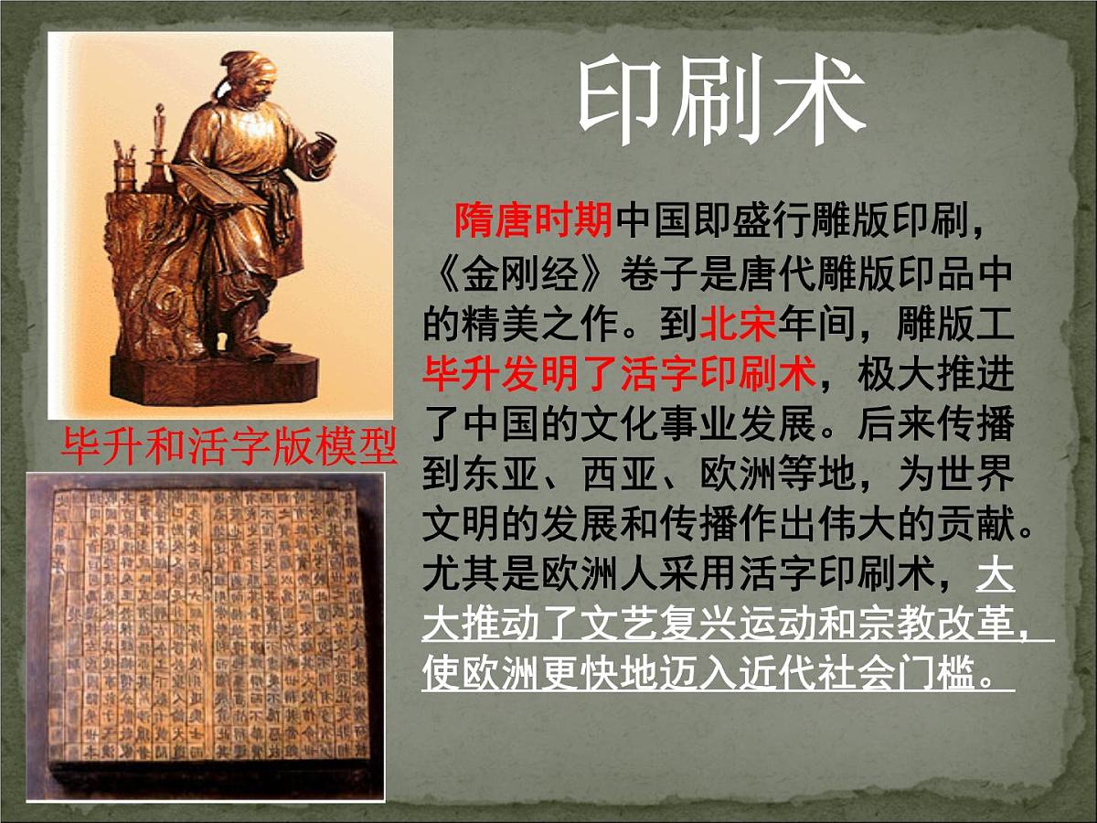 人教版 (新课标)高中历史必修3 3-8《古代中国的发明和发现》课件第6页