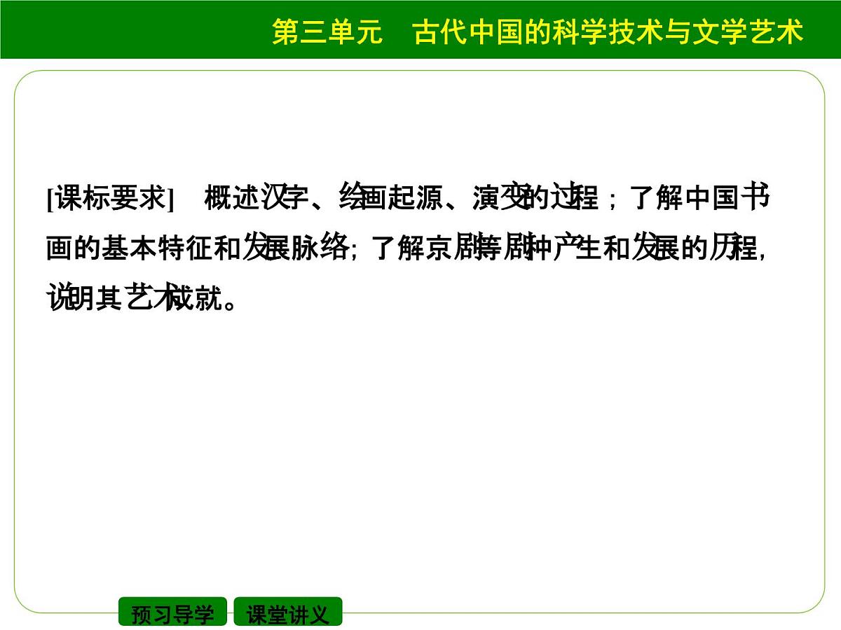 人教版 (新课标)高中历史必修3 3-10《充满魅力的书画和戏曲艺术》课件第2页