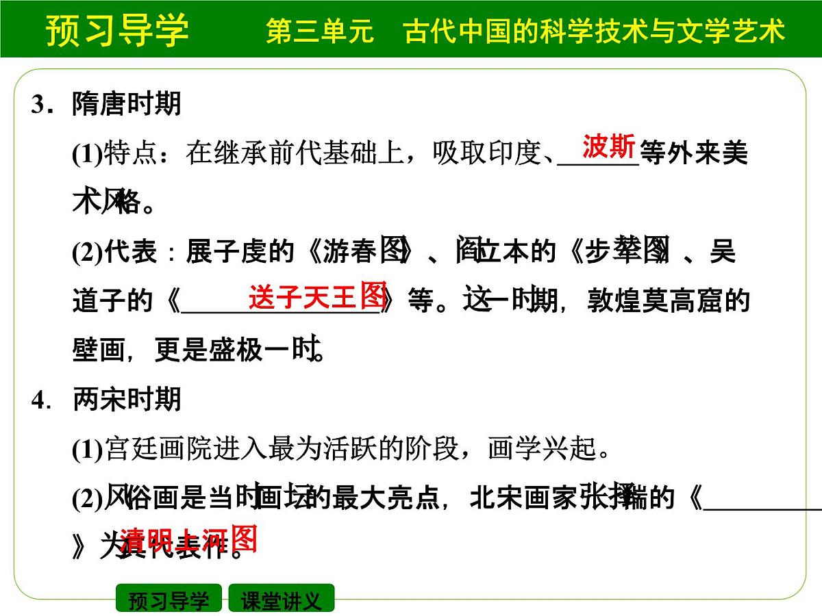 人教版 (新课标)高中历史必修3 3-10《充满魅力的书画和戏曲艺术》课件第8页