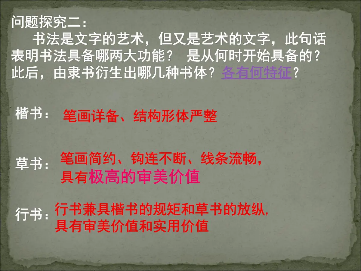 人教版 (新课标)高中历史必修3 3-10《充满魅力的书画和戏曲艺术》课件第5页