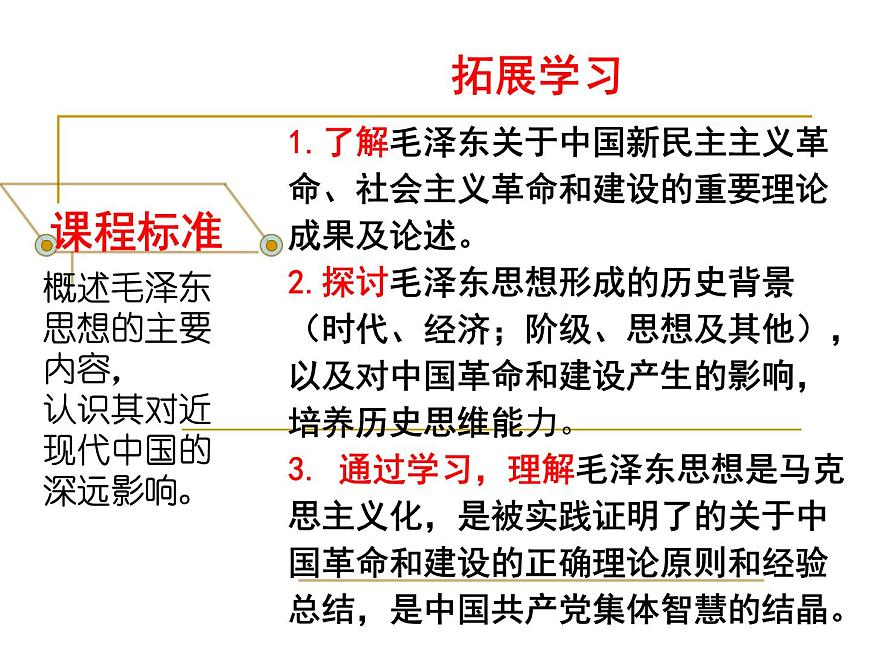 课件—人教版 (新课标)高中历史必修3 5-17《毛泽东思想》第2页