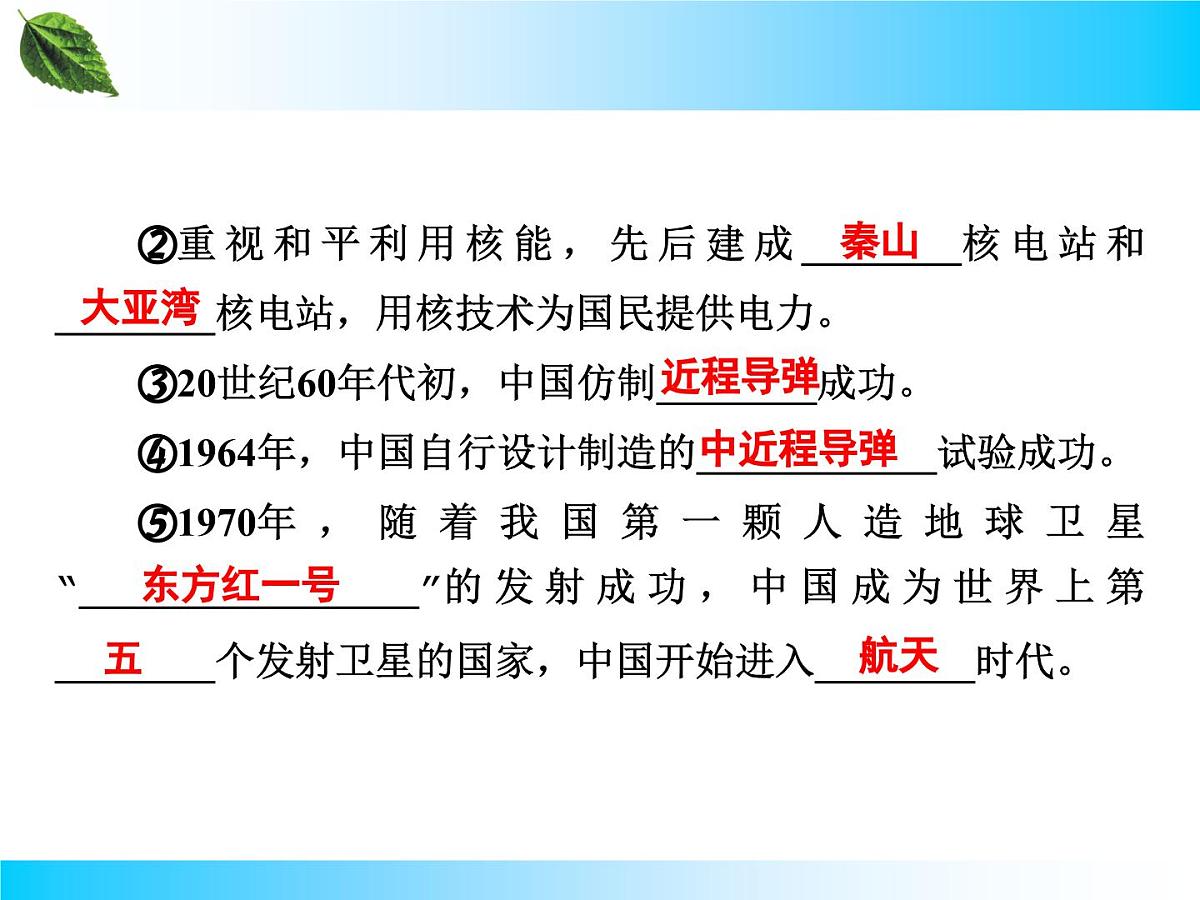 人教版 (新课标)高中历史必修3 6-19《建国以来的重大科技成就》课件第4页