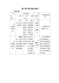 高中历史人教版 (新课标)选修1 历史上重大改革回眸促进民族大融合教学设计