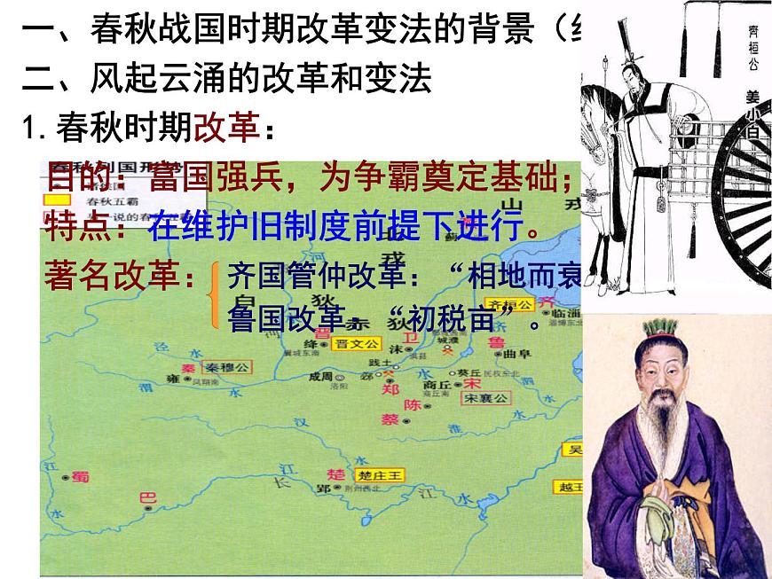 人教版 (新课标)高中历史选修1 2-1《改革变法风潮与秦国历史机遇》课件第6页