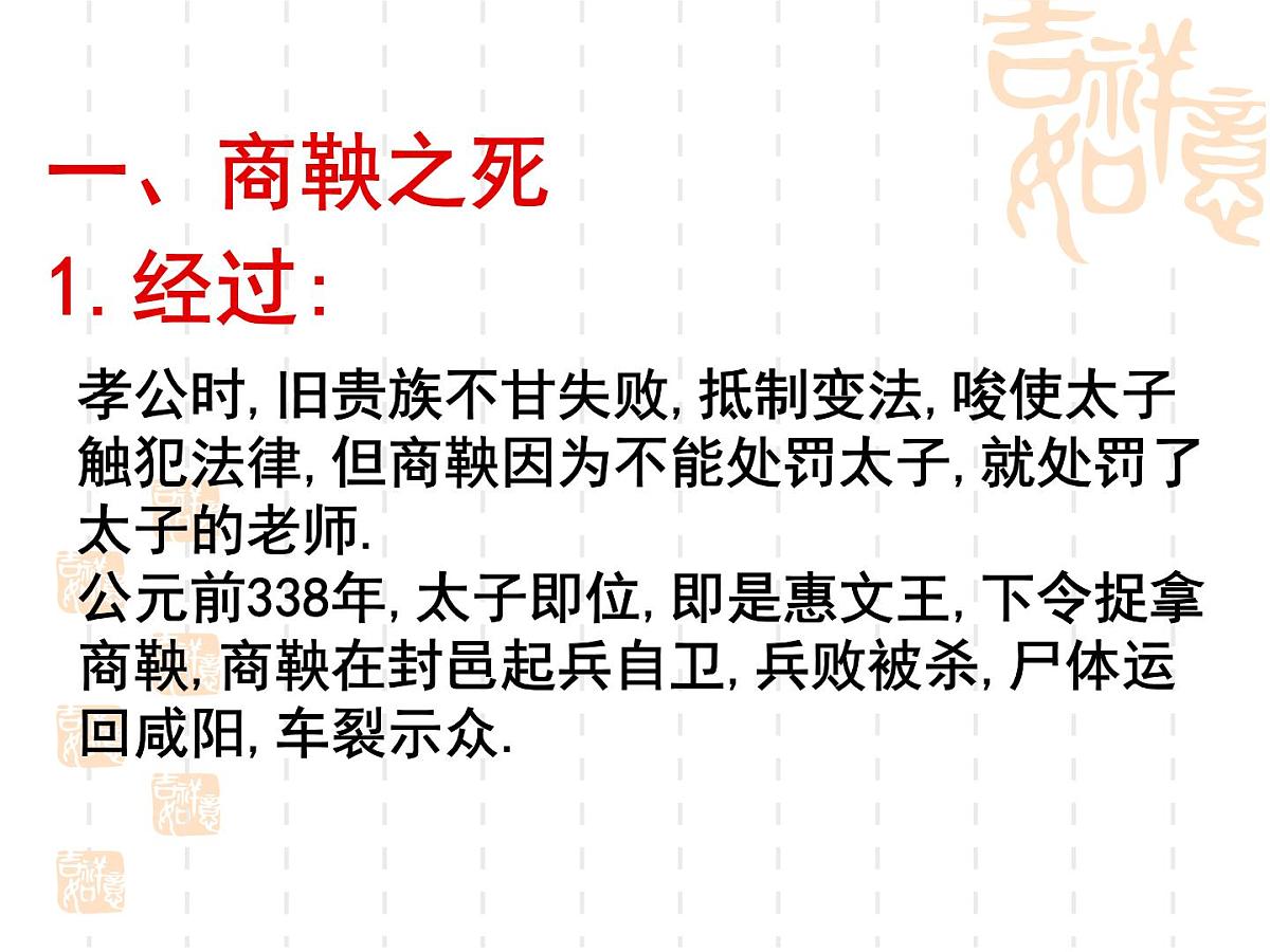 人教版 (新课标)高中历史选修1 2-3《富国强兵的秦国》课件第3页