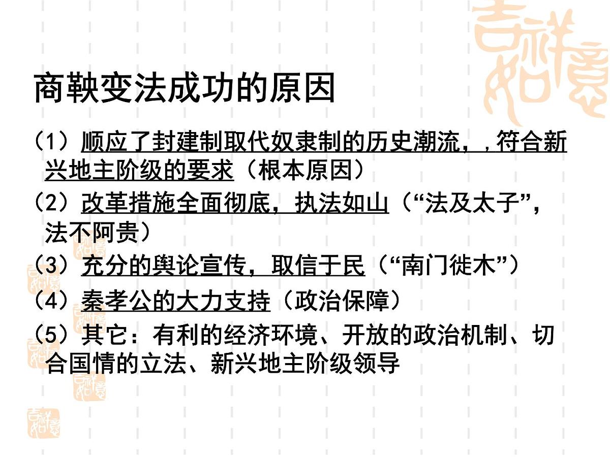 人教版 (新课标)高中历史选修1 2-3《富国强兵的秦国》课件第6页