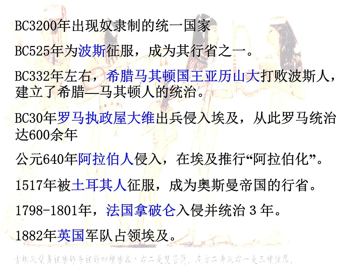人教版 (新课标)高中历史选修1 6-1《18世纪末19世纪初的埃及》课件第5页