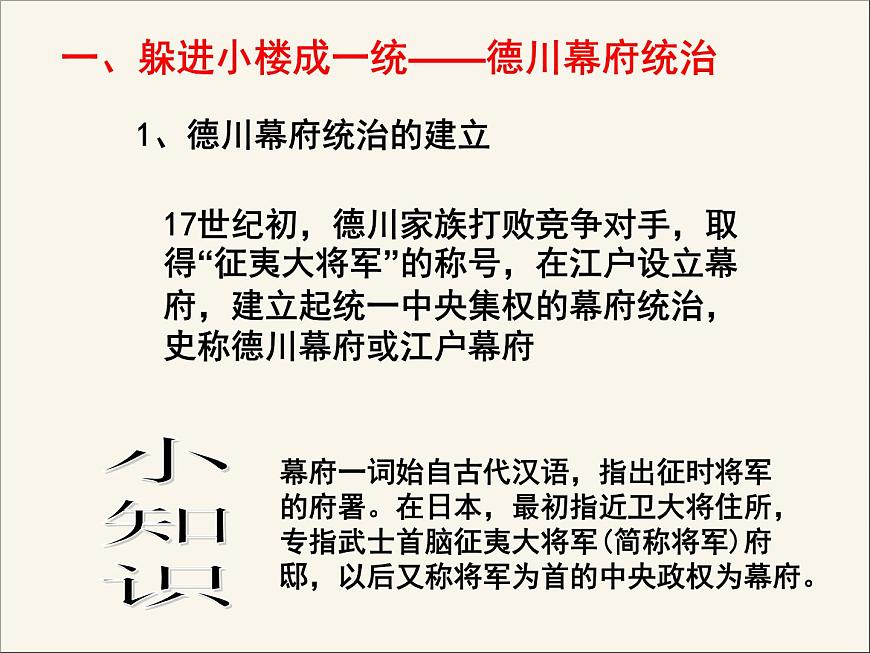 人教版 (新课标)高中历史选修1 8-1《从锁国走向开国的日本》课件第5页