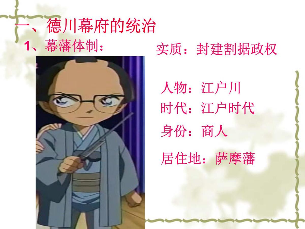 人教版 (新课标)高中历史选修1 8-1《从锁国走向开国的日本》课件第7页