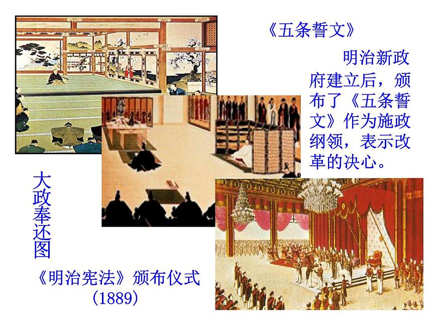 人教版 (新课标)高中历史选修1 第八单元日本明治维新综合复习课件第1页