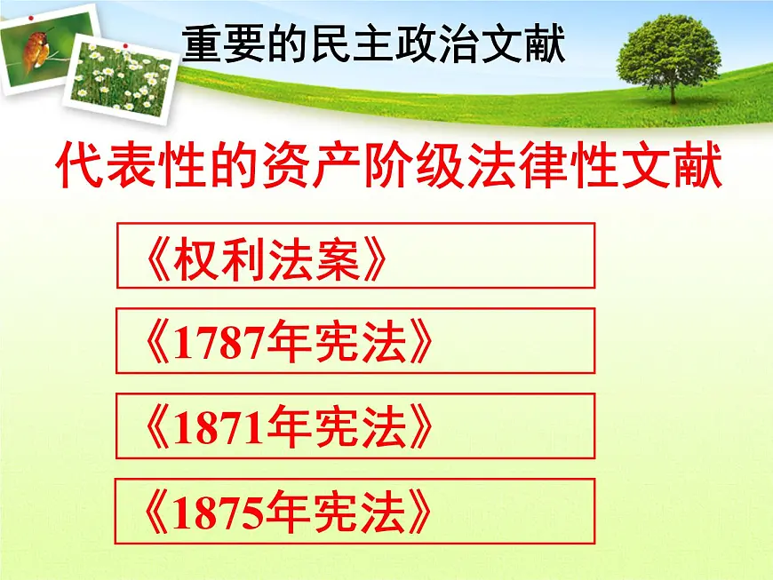 人教版 (新课标)高中历史选修2 3-1《美国《独立宣言》》课件第2页