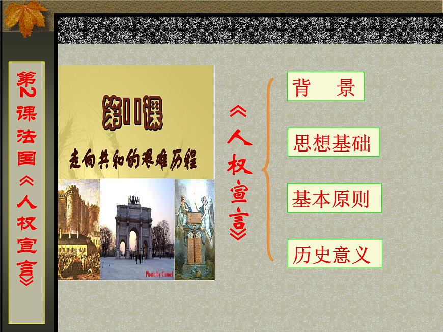 人教版 (新课标)高中历史选修2 3-2《法国《人权宣言》》课件第2页