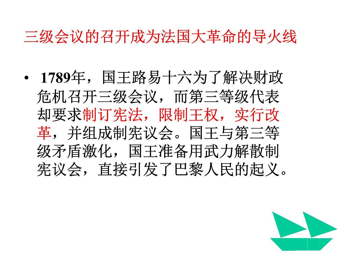 人教版 (新课标)高中历史选修2 3-2《法国《人权宣言》》课件第4页