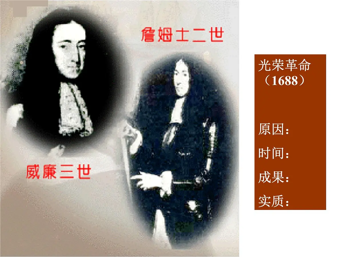 人教版 (新课标)高中历史选修2 4-1《英国君主立宪制的建立》课件第8页