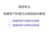 人教版 (新课标)高中历史选修2 第四单元构建资产阶级代议制的政治框架复习课件