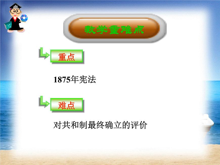 人教版 (新课标)高中历史选修2 5-3《法国资产阶级共和制度的最终确立》课件第8页
