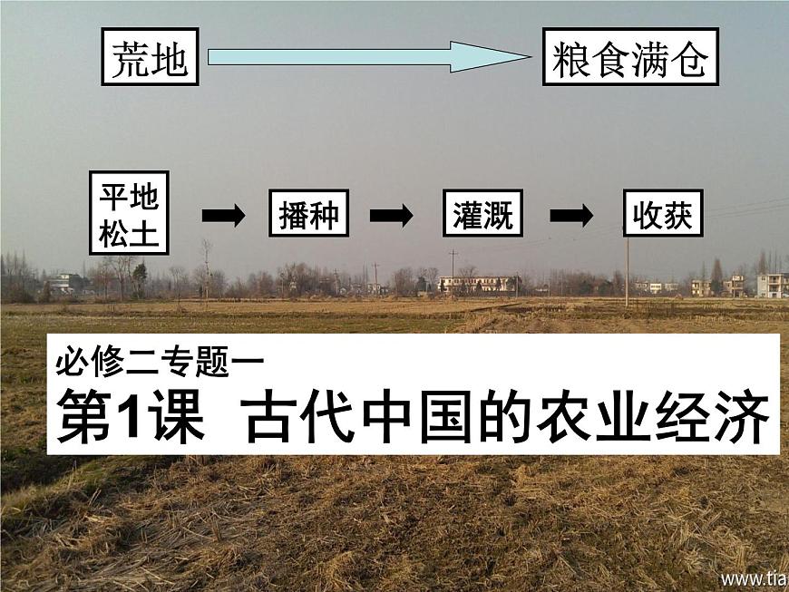 人民版高中历史必修2 1-1《古代中国的农业经济》课件第2页