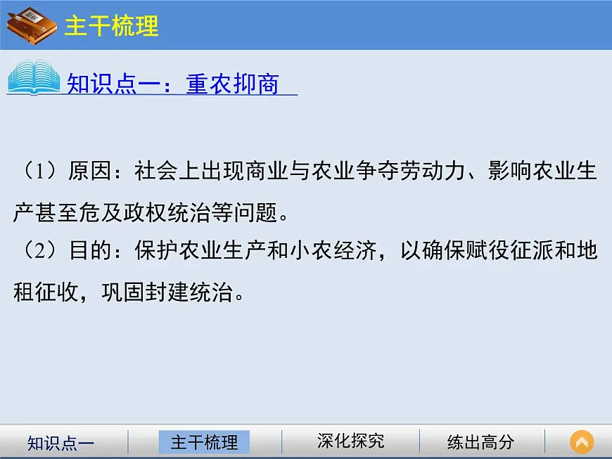人民版高中历史必修2 1-4《古代中国的经济政策》课件第3页