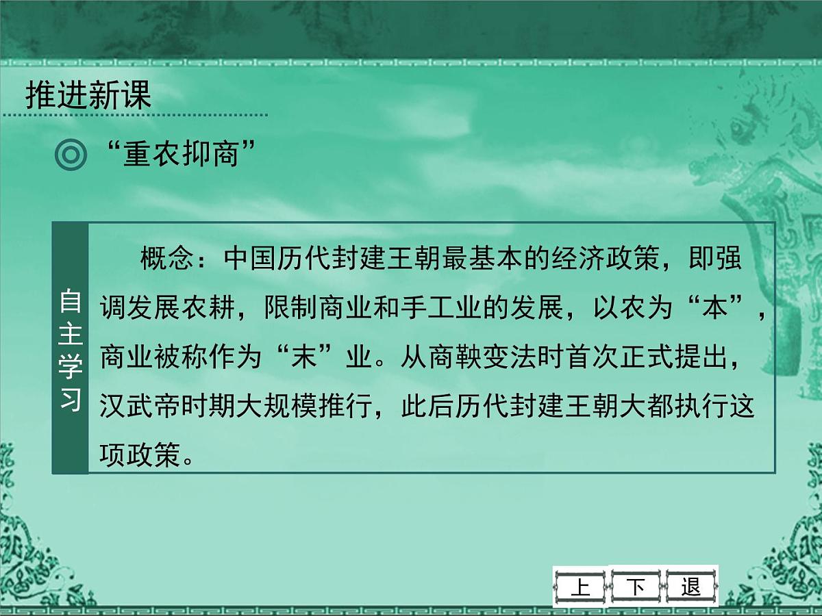 人民版高中历史必修2 1-4《古代中国的经济政策》课件第4页