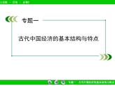人民版高中历史必修2 专题一古代中国经济的基本结构与特点专题整合课件