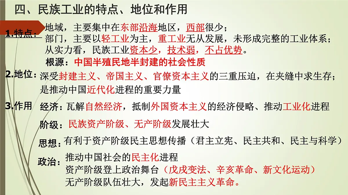 人民版高中历史必修2 2-2《民国时期民族工业的曲折发展》课件第5页