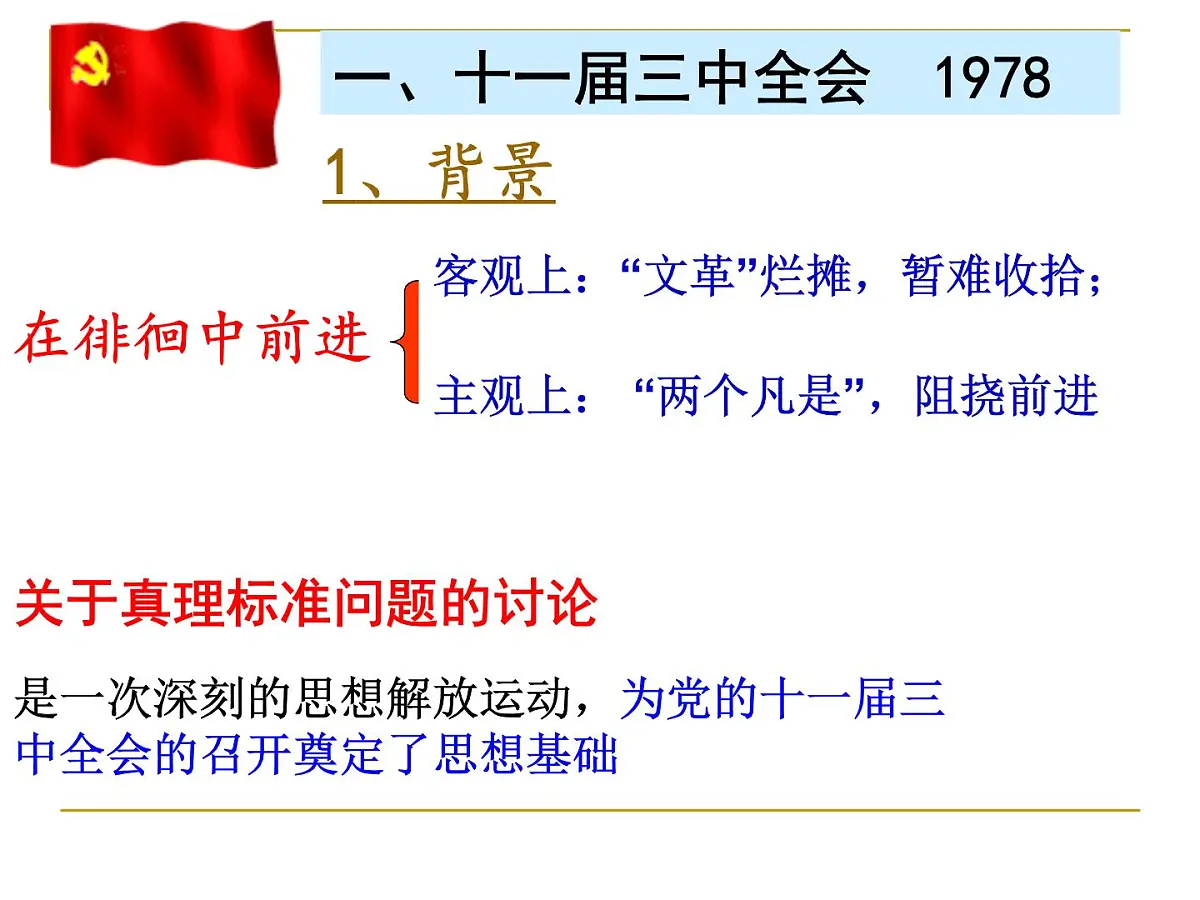 课件—人民版高中历史必修2 3-2《伟大的历史性转折》第6页